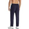 imageCOOFANDY Mens Cotton Sweatpants Open Bottom Lounge Pants Lightweight Casual Jogger Pants with Pockets2 Pack Dark GreyNavy Blue