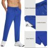 imageCOOFANDY Mens Cotton Sweatpants Open Bottom Lounge Pants Lightweight Casual Jogger Pants with PocketsBlue