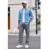 imageCOOFANDY Mens Cotton Sweatpants Open Bottom Lounge Pants Lightweight Casual Jogger Pants with PocketsDark Grey