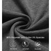 imageCOOFANDY Mens Cotton Sweatpants Open Bottom Lounge Pants Lightweight Casual Jogger Pants with PocketsDark Grey
