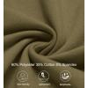 imageCOOFANDY Mens Cotton Sweatpants Open Bottom Lounge Pants Lightweight Casual Jogger Pants with PocketsKhaki