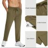 imageCOOFANDY Mens Cotton Sweatpants Open Bottom Lounge Pants Lightweight Casual Jogger Pants with PocketsKhaki