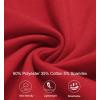 imageCOOFANDY Mens Cotton Sweatpants Open Bottom Lounge Pants Lightweight Casual Jogger Pants with PocketsRed