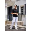 imageCOOFANDY Mens Cotton Sweatpants Open Bottom Lounge Pants Lightweight Casual Jogger Pants with PocketsWhite