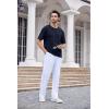 imageCOOFANDY Mens Cotton Sweatpants Open Bottom Lounge Pants Lightweight Casual Jogger Pants with PocketsWhite