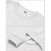 imageCOOFANDY Mens Crewneck Sweatshirts Long Sleeves Fleece Sweatshirts Thermal Casual Pullover ShirtWhite