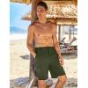 imageCOOFANDY Mens Hybrid Casual Golf Shorts 9quot Stretch Lightweight Quick Dry Summer Hiking Travel Shorts with Zipper PocketsArmy Green