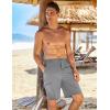 imageCOOFANDY Mens Hybrid Casual Golf Shorts 9quot Stretch Lightweight Quick Dry Summer Hiking Travel Shorts with Zipper PocketsGrey