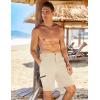 imageCOOFANDY Mens Hybrid Casual Golf Shorts 9quot Stretch Lightweight Quick Dry Summer Hiking Travel Shorts with Zipper PocketsMoon Grey