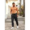 imageCOOFANDY Mens Joggers Pants Regular Fit Casual Pants Lightweight Elastic Waistband Pants with PocketsBlack
