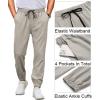 imageCOOFANDY Mens Joggers Pants Regular Fit Casual Pants Lightweight Elastic Waistband Pants with PocketsLight Grey