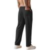 imageCOOFANDY Mens Knit Sweatpants Lightweight Open Bottom Casual Pants Drawstring Jogger Yoga Pants with PocketsBlack