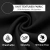 imageCOOFANDY Mens Knit Sweatpants Lightweight Open Bottom Casual Pants Drawstring Jogger Yoga Pants with PocketsBlack