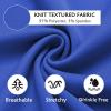 imageCOOFANDY Mens Knit Sweatpants Lightweight Open Bottom Casual Pants Drawstring Jogger Yoga Pants with PocketsBlue