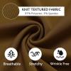 imageCOOFANDY Mens Knit Sweatpants Lightweight Open Bottom Casual Pants Drawstring Jogger Yoga Pants with PocketsBrown