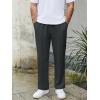 imageCOOFANDY Mens Knit Sweatpants Lightweight Open Bottom Casual Pants Drawstring Jogger Yoga Pants with PocketsDark Grey