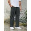 imageCOOFANDY Mens Knit Sweatpants Lightweight Open Bottom Casual Pants Drawstring Jogger Yoga Pants with PocketsDark Grey