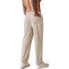 imageCOOFANDY Mens Knit Sweatpants Lightweight Open Bottom Casual Pants Drawstring Jogger Yoga Pants with PocketsGrey