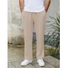 imageCOOFANDY Mens Knit Sweatpants Lightweight Open Bottom Casual Pants Drawstring Jogger Yoga Pants with PocketsGrey
