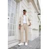 imageCOOFANDY Mens Knit Sweatpants Lightweight Open Bottom Casual Pants Drawstring Jogger Yoga Pants with PocketsGrey