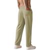 imageCOOFANDY Mens Knit Sweatpants Lightweight Open Bottom Casual Pants Drawstring Jogger Yoga Pants with PocketsKhaki