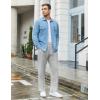 imageCOOFANDY Mens Knit Sweatpants Lightweight Open Bottom Casual Pants Drawstring Jogger Yoga Pants with PocketsLight Grey