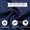 imageCOOFANDY Mens Knit Sweatpants Lightweight Open Bottom Casual Pants Drawstring Jogger Yoga Pants with PocketsNavy Blue