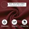 imageCOOFANDY Mens Knit Sweatpants Lightweight Open Bottom Casual Pants Drawstring Jogger Yoga Pants with PocketsWine Red