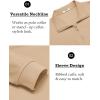 imageCOOFANDY Mens Quarter Zip Pullover Long Sleeve Casual 14 Zip Sweatshirt Lightweight Solid Shirts Regular FitKhaki