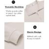 imageCOOFANDY Mens Quarter Zip Pullover Long Sleeve Casual 14 Zip Sweatshirt Lightweight Solid Shirts Regular FitLight Khaki