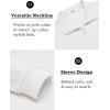 imageCOOFANDY Mens Quarter Zip Pullover Long Sleeve Casual 14 Zip Sweatshirt Lightweight Solid Shirts Regular FitWhite
