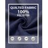 imageCOOFANDY Mens Quarter Zip Pullover Quilted Sweatshirt Knit Long Sleeve Sweater Half Zip Polo Sweatshirts with PocketNavy Blue