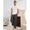 imageCOOFANDY Mens Yoga Sweatpants Casual Open Bottom Pants Lightweight Jogger Track Pants with PocketsDark Grey