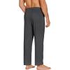 imageCOOFANDY Mens Yoga Sweatpants Casual Open Bottom Pants Lightweight Jogger Track Pants with PocketsDark Grey