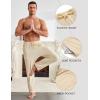 imageCOOFANDY Mens Yoga Sweatpants Casual Open Bottom Pants Lightweight Jogger Track Pants with PocketsGrey