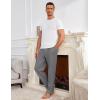imageCOOFANDY Mens Yoga Sweatpants Casual Open Bottom Pants Lightweight Jogger Track Pants with PocketsGrey