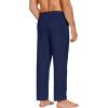 imageCOOFANDY Mens Yoga Sweatpants Casual Open Bottom Pants Lightweight Jogger Track Pants with PocketsNavy Blue