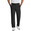 imageCOOFANDY Mens Casual Pants Classic Fit Flat Front Pants Lightweight Elastic Waist Golf Trousers with PocketsBlack
