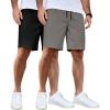 2 Pack  Dark Grey  Black