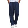 imageCOOFANDY Mens Casual Sweatpants Open Bottom Lounge Pants Lightweight Baggy Workout Yoga Track PantsNavy Blue