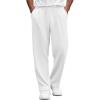 imageCOOFANDY Mens Casual Sweatpants Open Bottom Lounge Pants Lightweight Baggy Workout Yoga Track PantsWhite