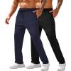 2 Pack: Black/Navy Blue