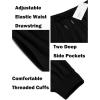 imageCOOFANDY Men Hippie Harem Pants Baggy Linen Cotton Boho Yoga Pants Summer Beach Pants Casual Drop Crotch TrouserBlack