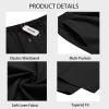 imageCOOFANDY Mens Cargo Pants Relaxed Fit Casual Linen Pants Drawstring Sweatpants with 6 PocketsBlack