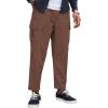 imageCOOFANDY Mens Cargo Pants Relaxed Fit Casual Linen Pants Drawstring Sweatpants with 6 PocketsBrown