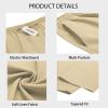 imageCOOFANDY Mens Cargo Pants Relaxed Fit Casual Linen Pants Drawstring Sweatpants with 6 PocketsLight Khaki