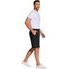 imageCOOFANDY Mens Cargo Shorts Loose Fit Casual Cotton Work Shorts Outdoor Hiking Pants with Multi PocketsBlack