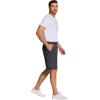 imageCOOFANDY Mens Cargo Shorts Loose Fit Casual Cotton Work Shorts Outdoor Hiking Pants with Multi PocketsDark Grey