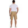 imageCOOFANDY Mens Cargo Shorts Loose Fit Casual Cotton Work Shorts Outdoor Hiking Pants with Multi PocketsDark Khaki