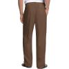 imageCOOFANDY Mens Casual Linen Pants Elastic Waist Drawstring Beach Summer Pants Lightweight Linen TrousersCoffee